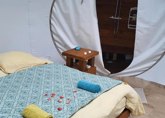 Les Bulles Du Coq De Champagne Campingplads